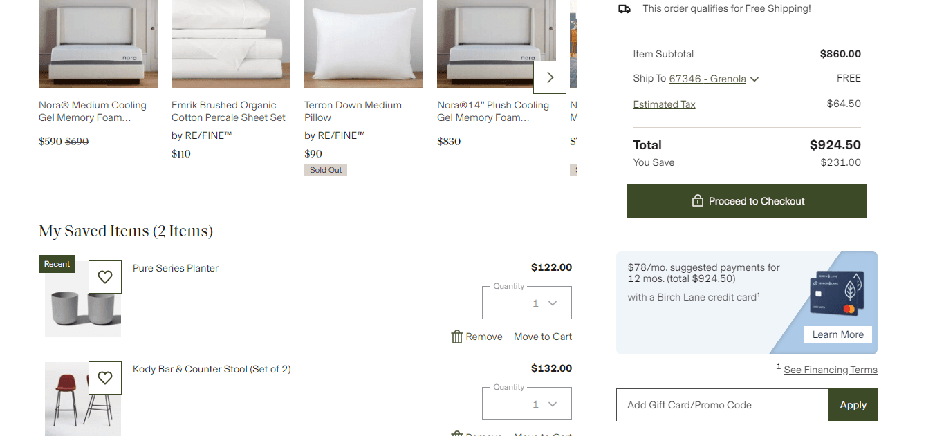How to apply Birch Lane coupon code
